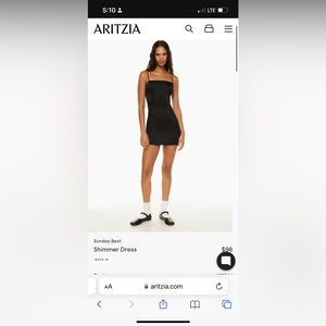 Sunday best Artizia black shimmer dress BNWT